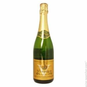 Шампанское Cava Visiega белое полусухое 0.75 л